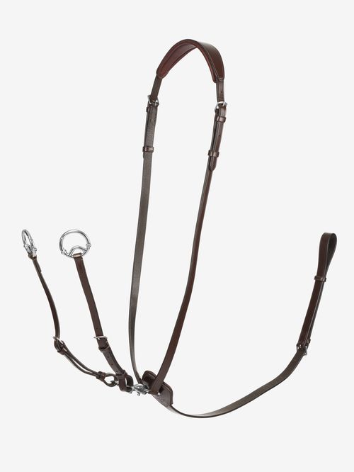 LeMieux Kudos Running Martingale - Havana/Silver