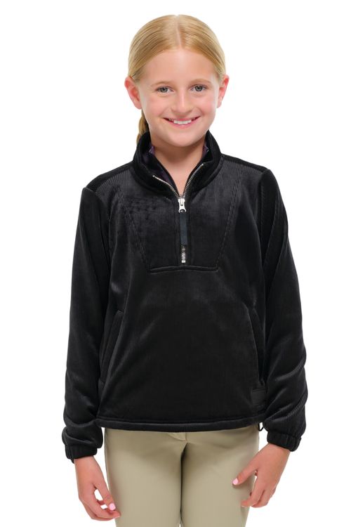 RJ Classics Kids' Mia Jr Ribbed Pullover - Black