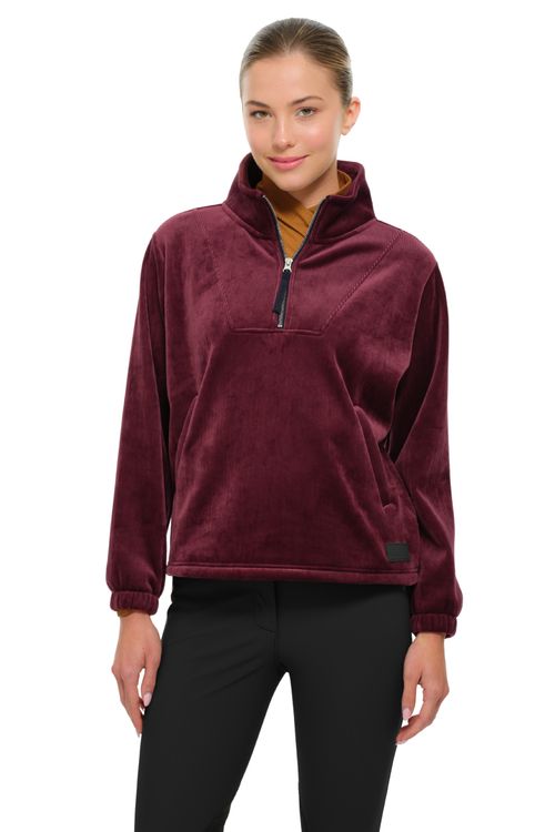 RJ Classics Women's Mia Ribbed Pullover - Vintage Berry