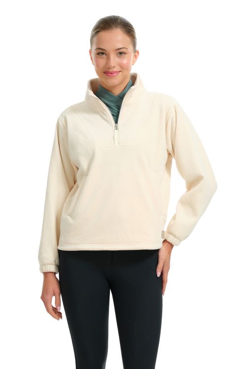 RJ Classics Women's Mia Ribbed Pullover - Vanilla
