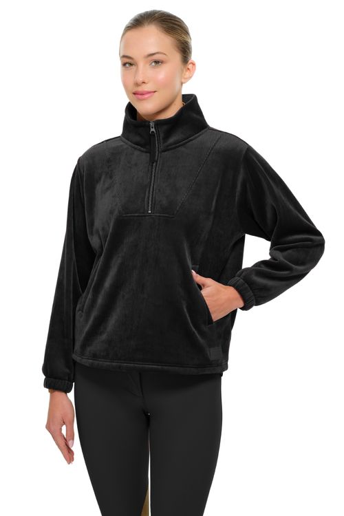 RJ Classics Women's Mia Ribbed Pullover - Black
