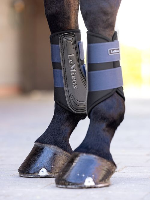 LeMieux Grafter Brushing Boots - Navy