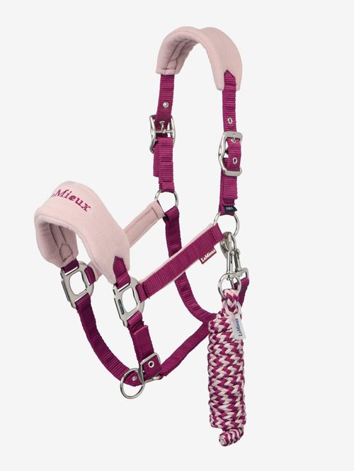 LeMieux Mini Vogue Halter and Leadrope - Blackberry