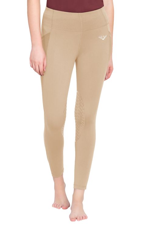 BARN BUSTER: TuffRider Women's Minerva EquiCool Tights - Large - Safari