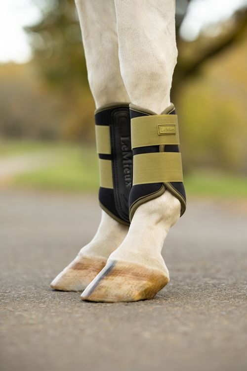 LeMieux Air-Tek Grafter Brushing Boots - Gooseberry