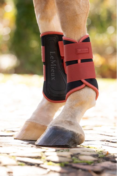 LeMieux Air-Tek Grafter Brushing Boots - Russet