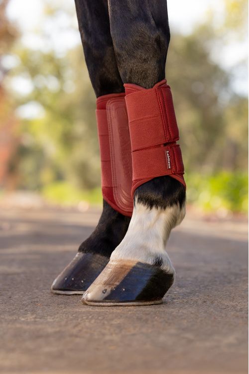 LeMieux Arika Mesh Brushing Boots - Russet