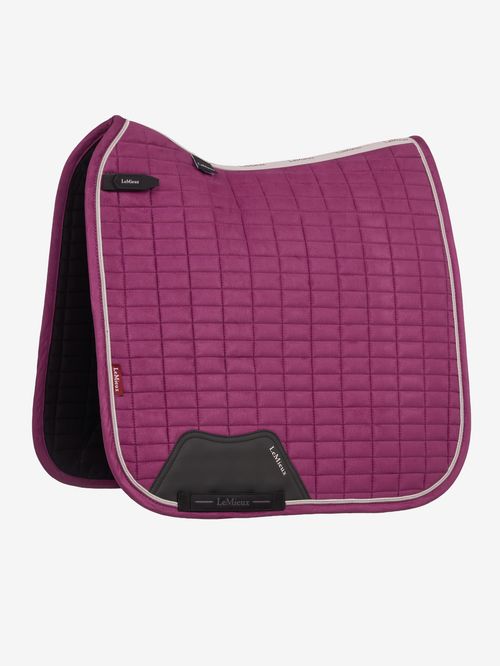 LeMieux Suede Dressage Square - Blackberry