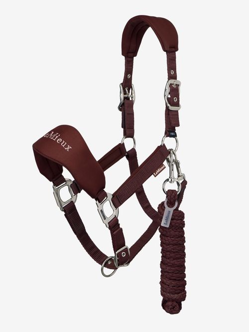 LeMieux Breakaway Vogue Headcollar & Leadrope - Bramble