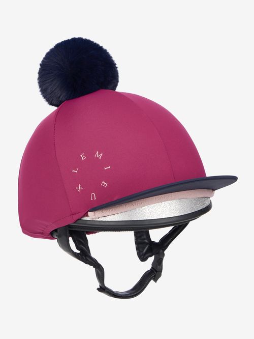 LeMieux Classique Pom Hat Silk - Blackberry