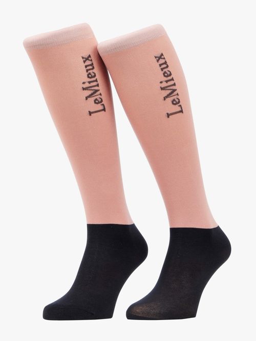 LeMieux Competition Socks 2 Pack - Wild Rose