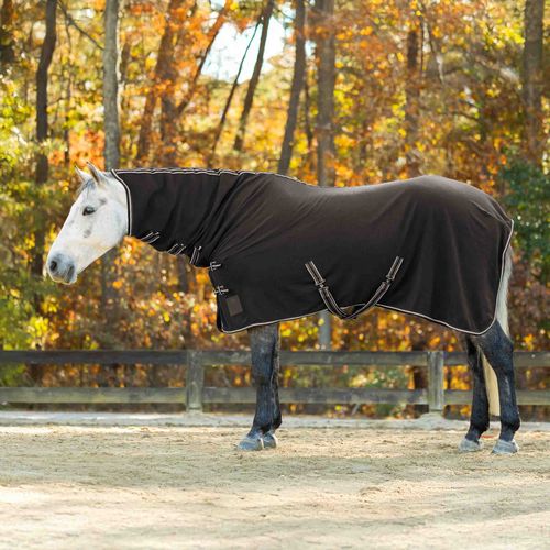 Equinavia Norse Fleece Full Neck Cooler - Dark Brown