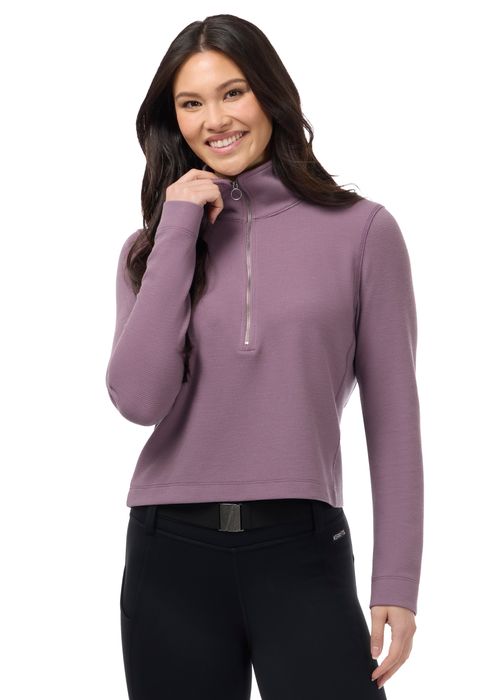 Kerrits Women's Summit Thermal Half Zip Top - Thistle