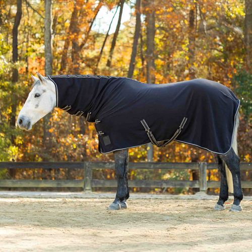 Equinavia Norse Fleece Full Neck Cooler - Navy