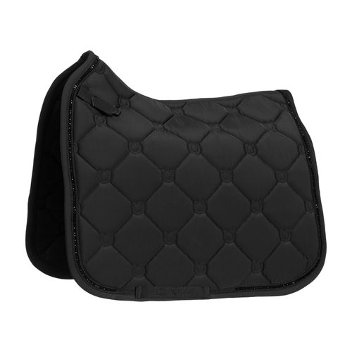 Equinavia Bergen Crystal Dressage Saddle Pad - Black