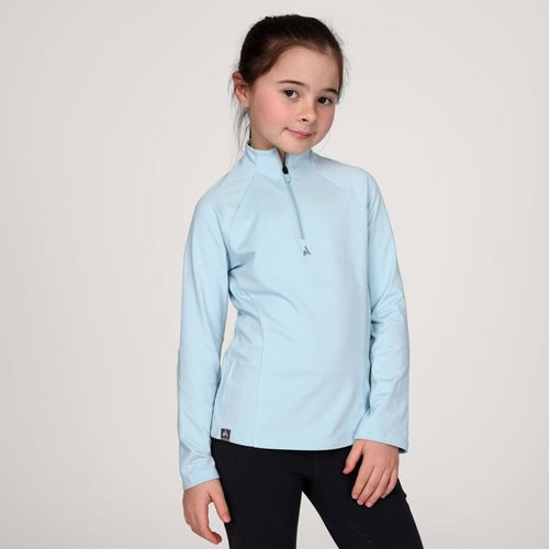 Shires Aubrion Kids' React Winter Base Layer - Arctic Blue