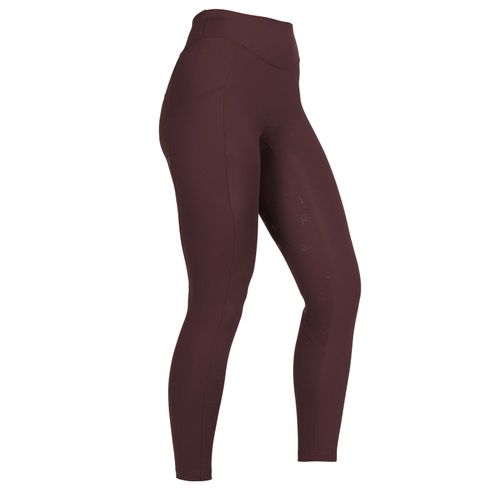Shires Aubrion Women's Winter Riding Tights - Espresso