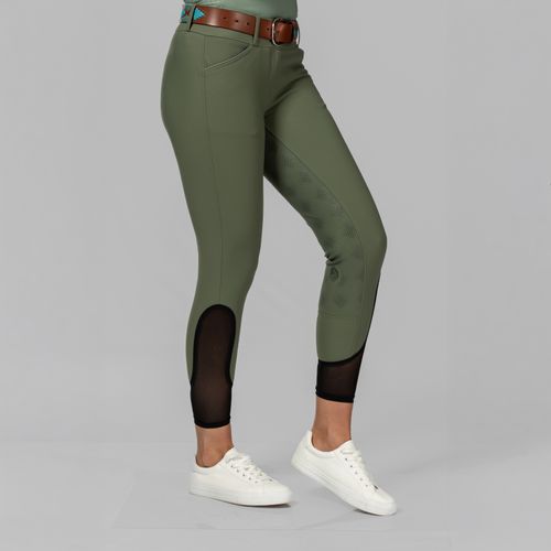 Equinavia Women's Maud Tech Full Seat Breeches - Thyme