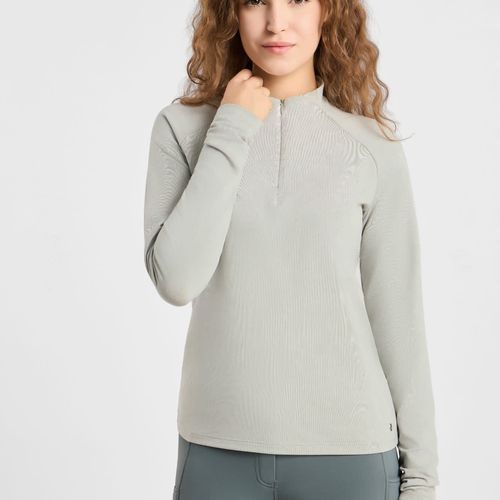 Horze Women's Soraya Training Shirt - Blue Fox