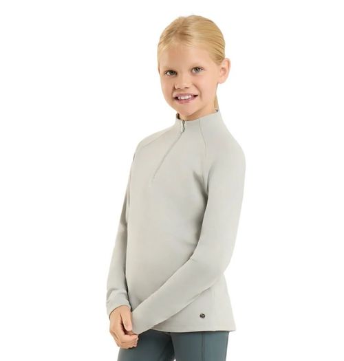 Horze Kids' Soraya Training Shirt - Blue Fox