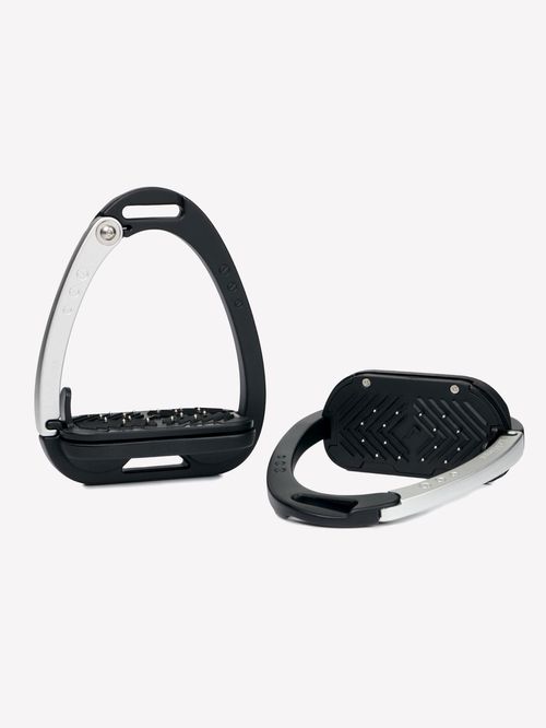 LeMieux Vector Control Stirrups - Black/Aluminium