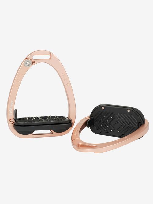 LeMieux Vector Control Stirrups - Rose Gold