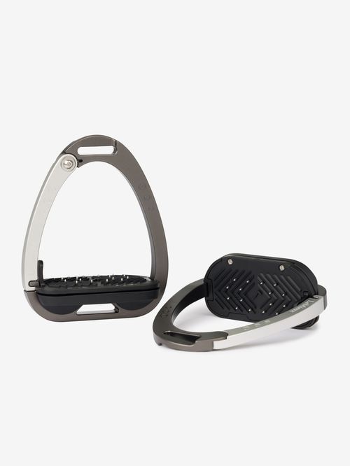 LeMieux Vector Control Stirrups - Carbon/Silver