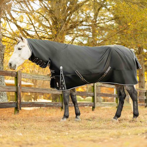 Equinavia Norse Full Neck Turnout Blanket 200g - Black