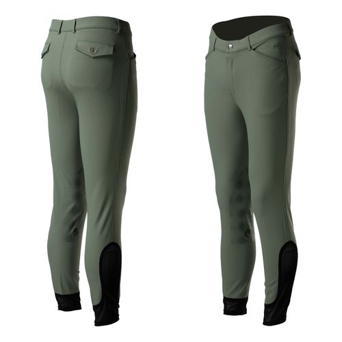 Equinavia Men's Anders Knee Patch Breeches - Thyme