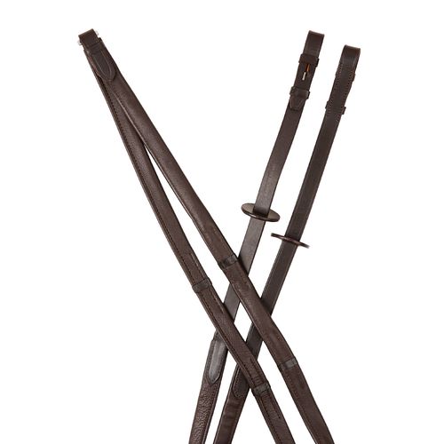 Dublin Padded Reins - Brown