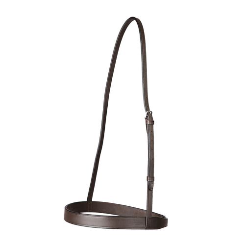Dublin Flat Cavesson Noseband - Brown