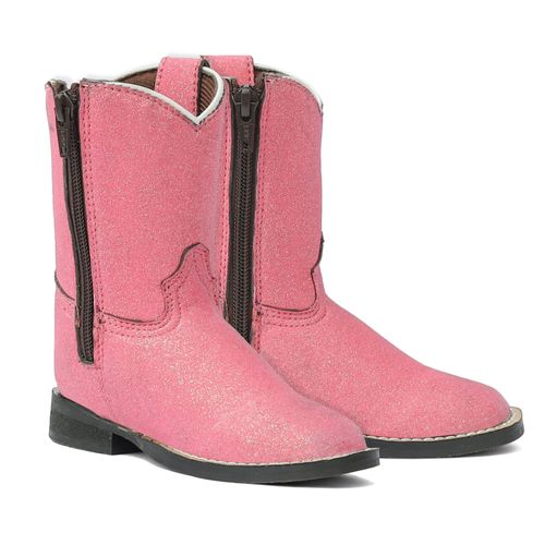 TuffRider Kids' Toddler Glitter Western Boots - Pink
