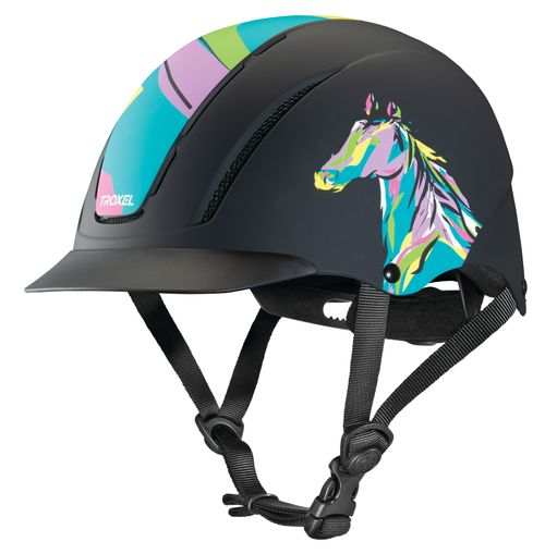 OVERSTOCK: Troxel Spirit Helmet - Medium (7-7 3/8)  - Pop Art Pony