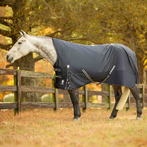Equinavia Arktis Extended Neck Turnout Sheet - Navy