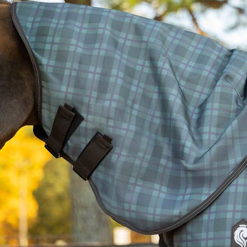 Equinavia Arktis Turnout Neck Cover 200g - Dark Brown/Thyme