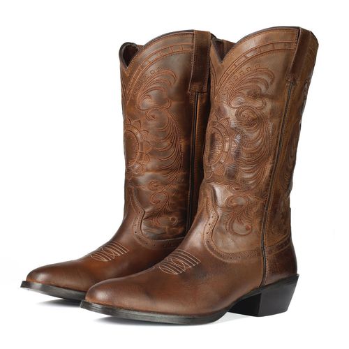 TuffRider Women's Daisey Western Boots - Distressed Brown