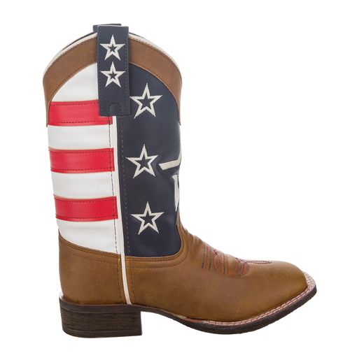 TuffRider Kids' Toddler American Cowboy Western Boots - Brown
