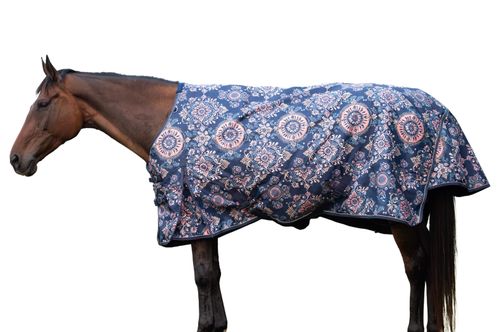 Ovation 1200D Turnout Blanket 180g - Navy Paisley