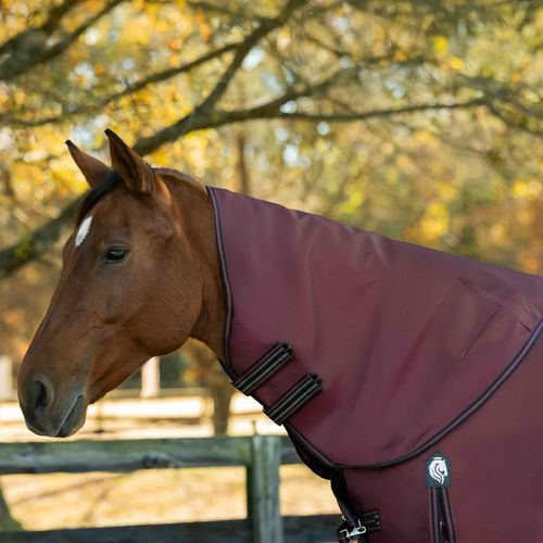 Equinavia Norse Pony Turnout Neck Cover No Fill - Burgundy