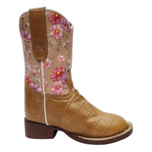 TuffRider Kids' Youth Dunes Square Toe Western Boots - Tan