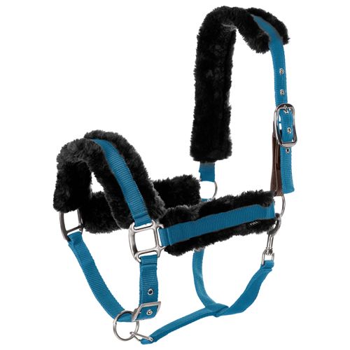 Equinavia Valkyrie Ultra Fleece Breakaway Halter - Lyons Blue/Black