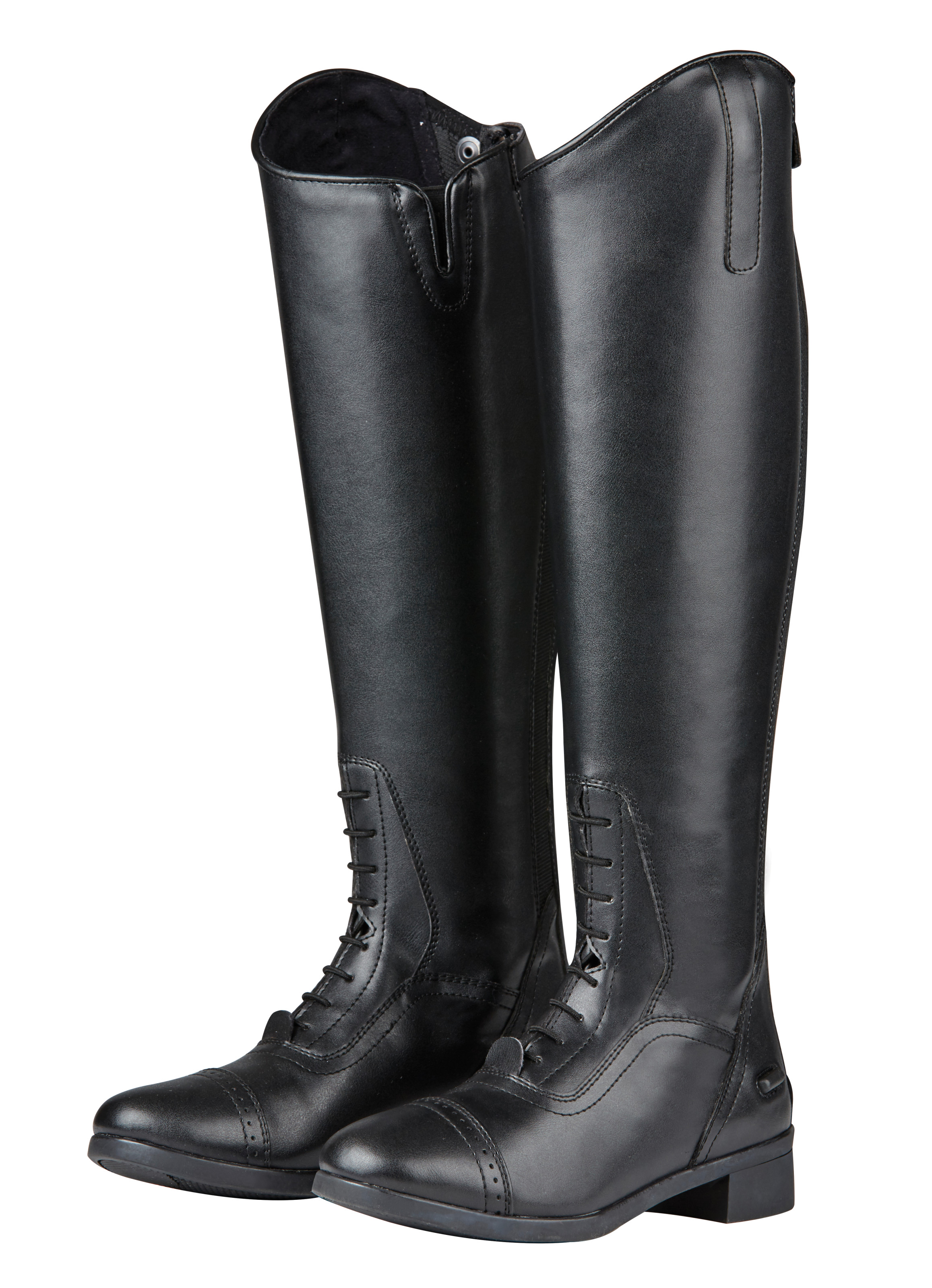 EQUISTAR Womens All-Weather Synthetic Field Equastrian Riding Boot Black 7 Regular 