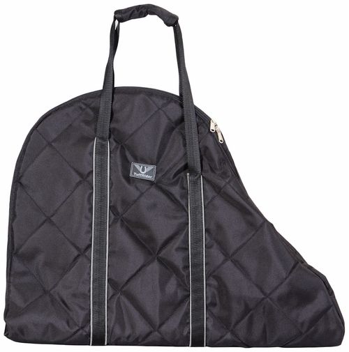 TuffRider Classic Saddle Bag - Black/Silver