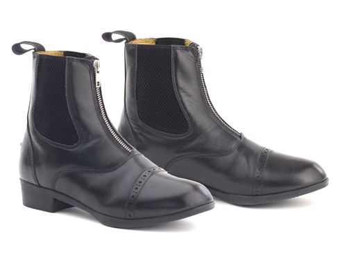 Ovation Women's Sport Rider II Zip Paddock Boot - Black