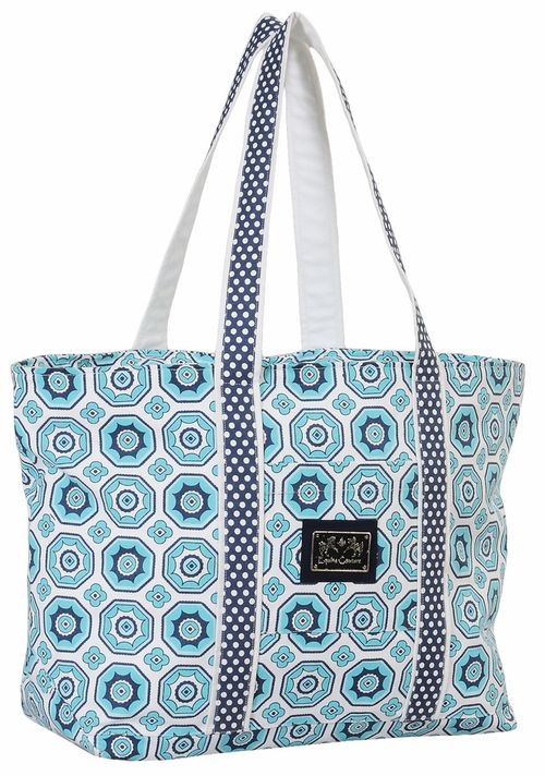 Equine Couture Kelsey Equestrian Tote Bag - Aqua
