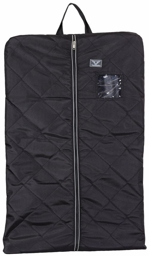 TuffRider Classic Equestrian Garment Bag - Black/Silver
