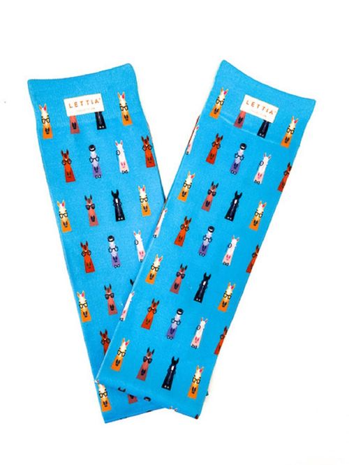 Lettia Women's Boot Socks - Hipster Horses