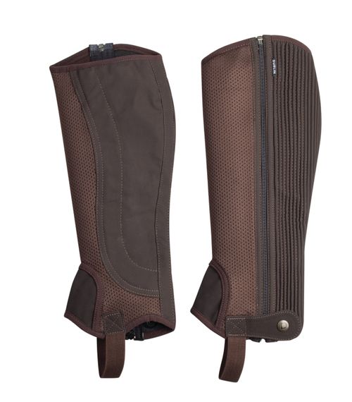 Dublin Easy-Care Mesh Half Chaps II - Brown