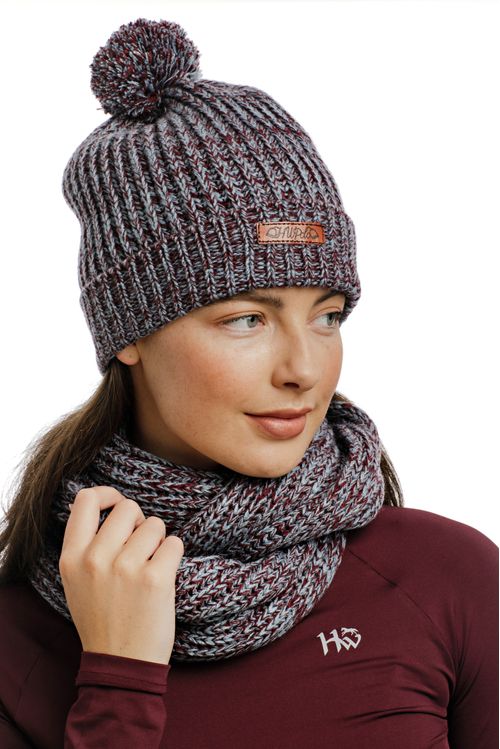 Horseware Knitted Hat and Snood - Port/Aviation Blue