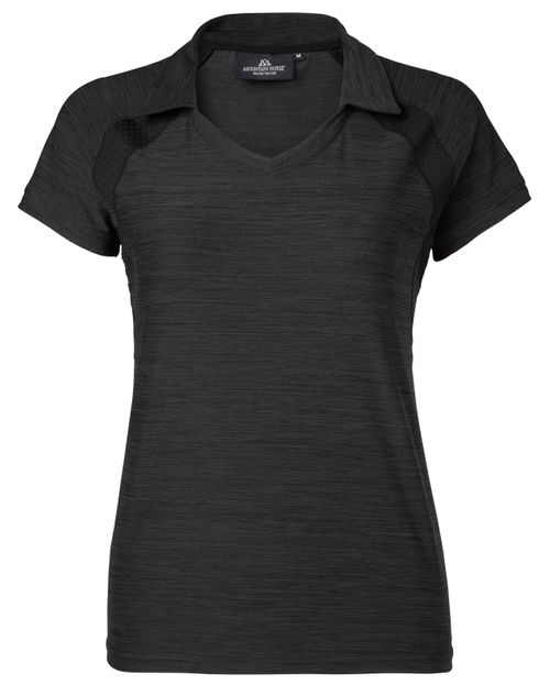 Mountain Horse Women's Bright Tech Tee Shirt - Black Melange